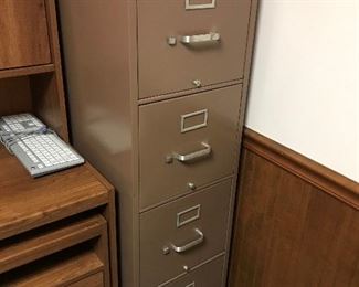 4 Drawer Metal File Cabinet $ 38.00