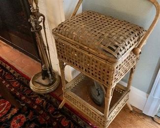 Sewing basket plus notions $60