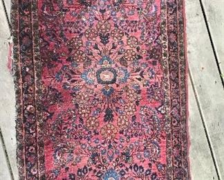 Iran wool rug 79 inches by 29 inches $225