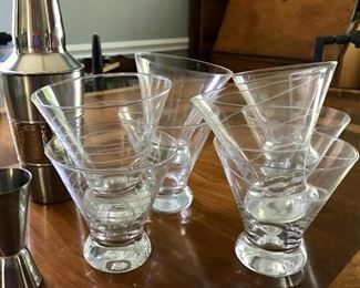 Manhattan glasses set of 8  $25.00