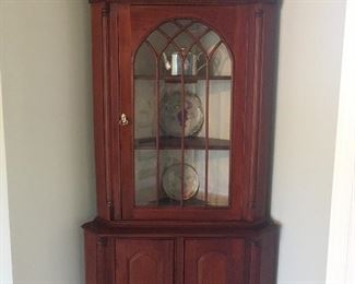 Antique Walnut Corner Cabinet  (2 available).    Measures  66"x40" x 29" deep.  Available now!             Call Linda at 615-268-5388