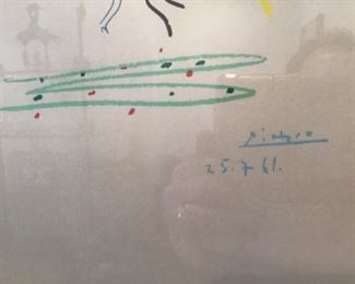 Vintage Picasso Lithograph