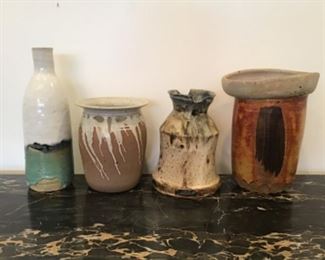 Organic Mid Century Pottery Lot