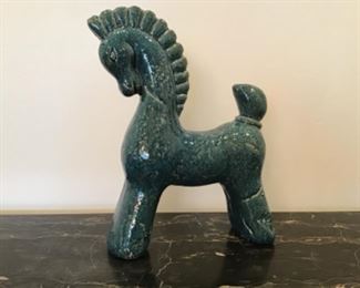 Bitossi Mid Century Modern Italian Pottery Horse