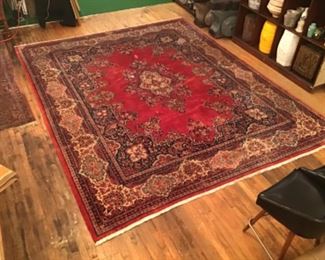 Persian Kerman Rug Signed by Maker