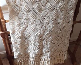 hand crocheted bedspread