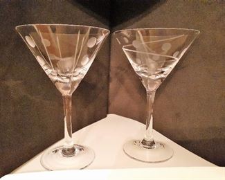 Martini glasses - one of several sets of 2