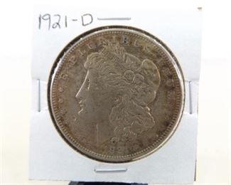 1921-D Morgan Silver Dollar