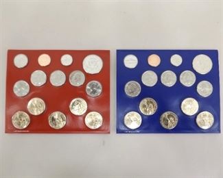 2012 Denver and Philadelphia US Uncirculated Mint Sets; $13.82 Face Value