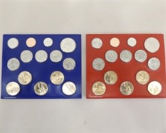 2013 Denver and Philadelphia US Uncirculated Mint Sets; $13.82 Face Value