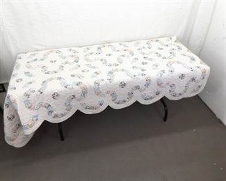COMPLEX Vintage Hand Made Patchwork Quilt