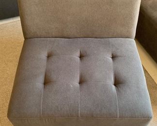 Contemporary Tufted Chair Max-home Aberdeen Charcoal	26x34x37in	HxWxD
