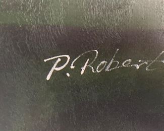 P. Robert Piano Painting	41x41in	
