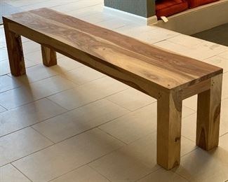 Natural Spalted Wood Bench	18.75x72x15.25	HxWxD
