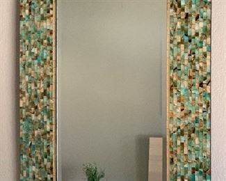 Glass Tile Frame Mirror	42x30in	
