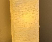 Contemporary Paper Floor Lamp	58x10x10	HxWxD
