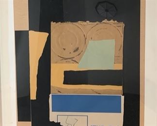 Louise Nevelson, 1899-1988, Collage, signed