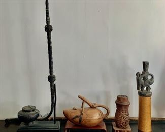 Opium Pipe; Teapot with Yixing Inspiration; Shaman's Guiding Calendar for 1 year