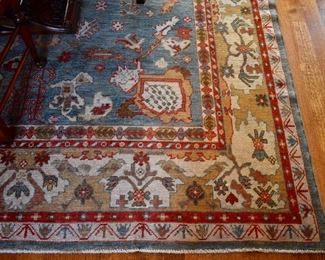 Hand knotted rug, approx. 12'9" X 9'7"