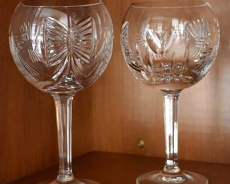 Waterford Crystal balloon goblets