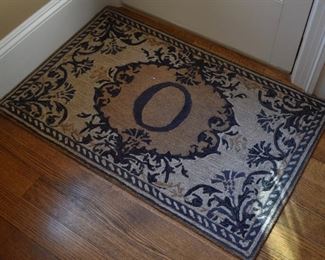 Monogrammed doormat