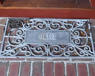 Ortiz welcome mat