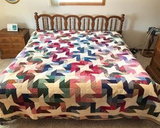 PINWHEEL PATCHWORK QUILT BY ELEANORE ONTOLCHIK