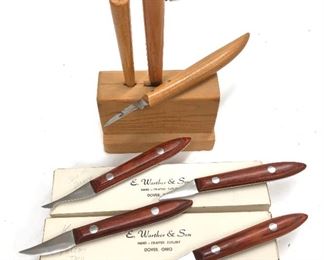 E. WARTHER & SONS CARVING TOOLS * GORGEOUS *