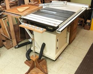 CRAFTSMAN TABLE SAW, BEISEMEYER FENCE, ACCESSORIES