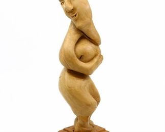 CARVED ABSTRACT ROOT NUDE BY MICHAEL ONTOLCHIK JR