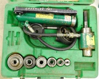 Greenlee 767 Porta power Hydraulic knock out driver