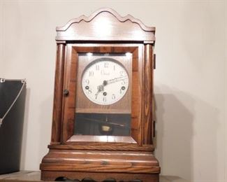 1930 Colonial Oak Clock 