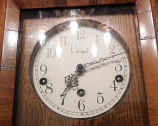 1930 Colonial Oak Clock 