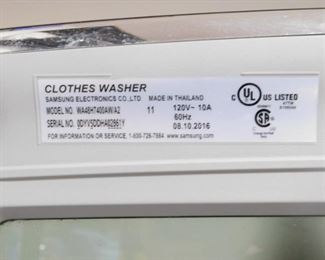 Samsung Washer Aqua Jet VRT 