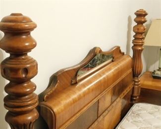 Antique -Antique Tiger Oak 4pc. Bedroom set