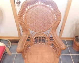 Haywood and Wakefield Vintage Wicker rocker
