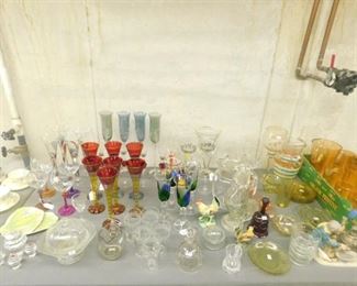 Various glassware