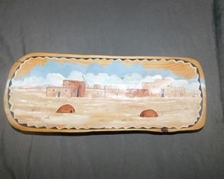 Native American signed dish