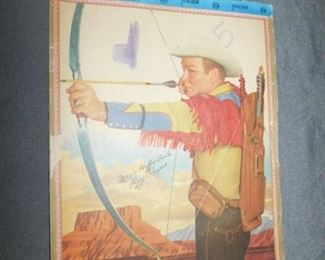 Signed Roy Rodgers Litho Frontiers incorporated