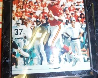 Joe Montana All-Time great signed plaque