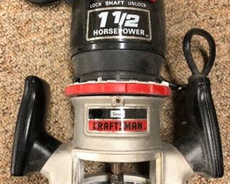 Sears Craftsman Router, 1.5 HP, Model 315.174921
