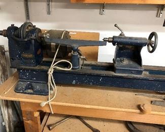 Craftsman 12 Inch Bench Wood Lathe (made by Atlas Press Company) - Belt Missing