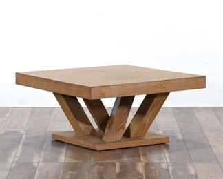 Contemporary Cross Frame Coffee Table