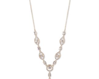Givenchy Crystal Lariat Necklace