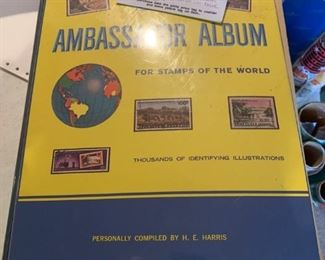 #38 Ambassador Album stamp collection in book   $ 20.00