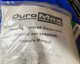 #47 Duro Max generator XP 8500E  $ 240.00