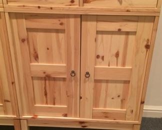 Ikea pine storage cabinet $30