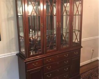 Jamestown sterling Cherry wood china hutch https://ctbids.com/#!/description/share/340722