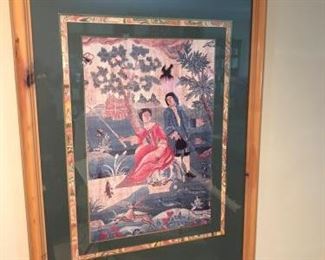 Framed cloth artwork https://ctbids.com/#!/description/share/338686