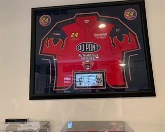 Racing Shirt with 4 Time Winston Cup Plaque 